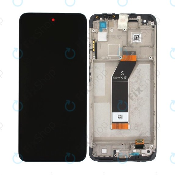 Συγκρότημα οθόνης για Xiaomi Redmi 10 (2022), Μαύρο, Black, Aftermarket