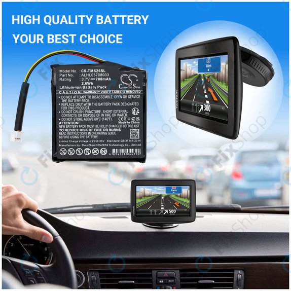 Μπαταρία για TomTom Star 20, 700mAh, Li-Ion, 3.7V, ALHL03708003, HQ