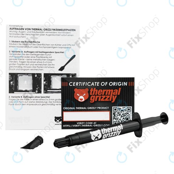 Θερμική πάστα 1,5ml/3,9g, Thermal Grizzly Hydronaut
