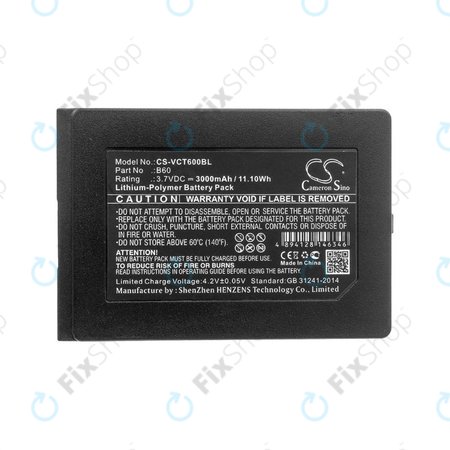Μπαταρία για Vectron Mobilepro 3, Vectron Mobilepro III, 3000mAh, Li-Pol, 3.7V, B60, HQ