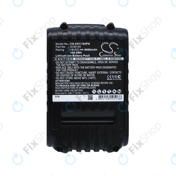 Battery για Dewalt CL-series | DC-series | DCB18x | DCB20x | Li-Ion | 6000mAh | HQ