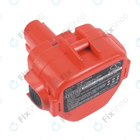Μπαταρία για Makita 1050, 1500mAh, Ni-MH, 12V, 192598-2, 193981-6, HQ
