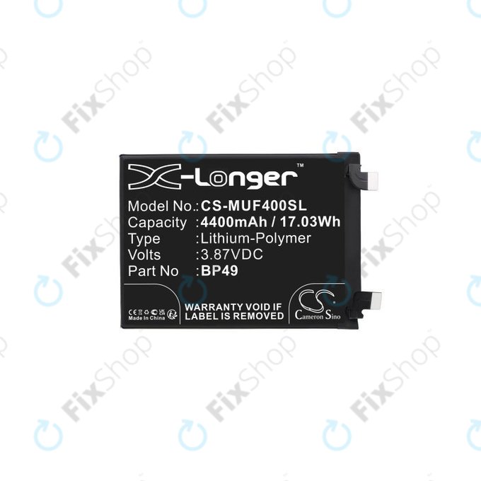 Battery για Xiaomi Poco F4 5G 22021211RG | 22021211RI | BP49 | 4400mAh | HQ