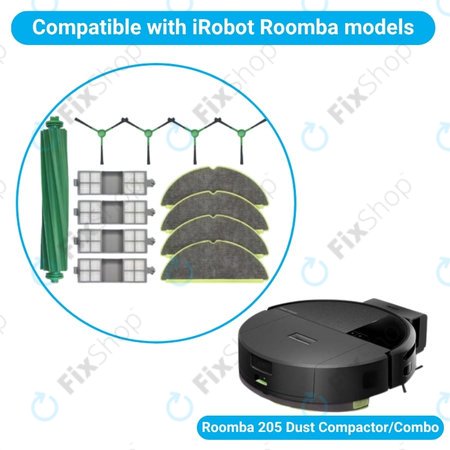 Ολοκληρωμένο Σετ για iRobot Roomba 205 Dust Compactor | DustCompactor Combo