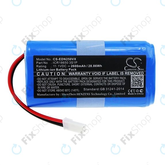 Μπαταρία για Ecovacs CEN250, V700, ICR18650 3S1P, 11.1V, 2600mAh, HQ