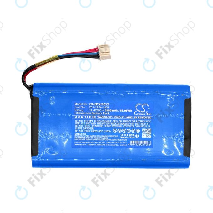 Μπαταρία για Ecovacs Deebot X2 Omni, 5900mAh, Li-Ion, 14.4V, 201-2228-1457, HQ