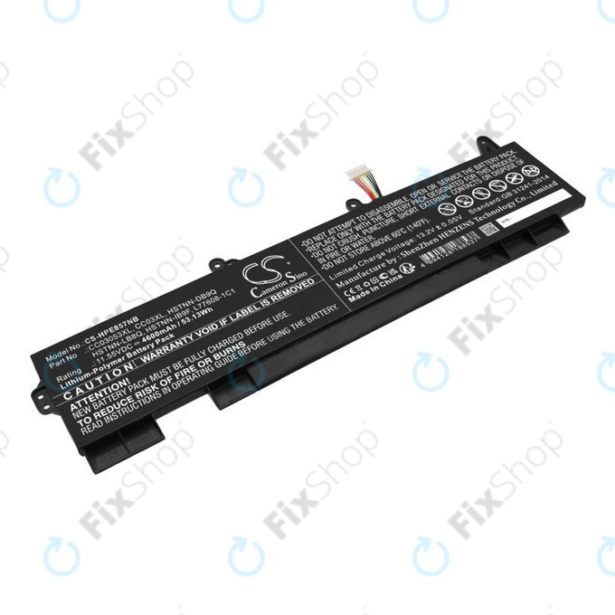 Μπαταρία για HP ZBook Firefly 15 G7, G8, EliteBook 855 G7, G8, 850 G7, G8, 4600mAh, Li-Pol, 11.55V, CC03053XL, HQ
