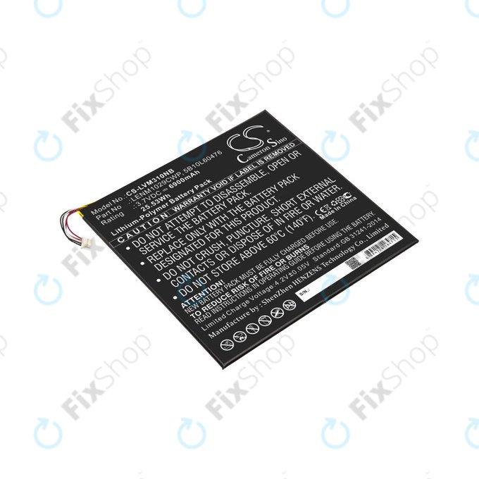 Μπαταρία για Lenovo Miix 300, Miix 310, 6900mAh, Li-Pol, 3.7V, LENM1029CWP, HQ