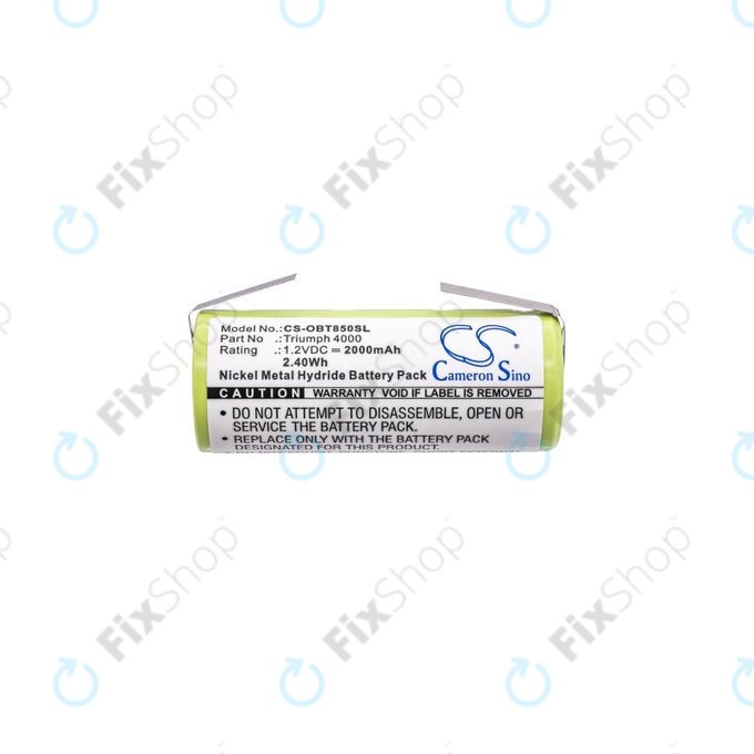 Μπαταρία για Oral-B Triumph 4000, 2000mAh, Ni-MH, 1.2V, 3761, HQ