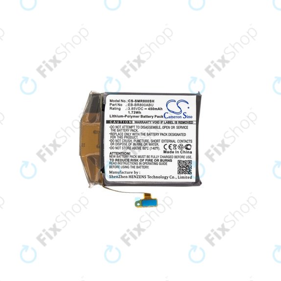 Μπαταρία για Samsung Galaxy Watch 46mm R800, 450mAh, Li-Pol, 3.85 V, EB-BR800ABU, HQ