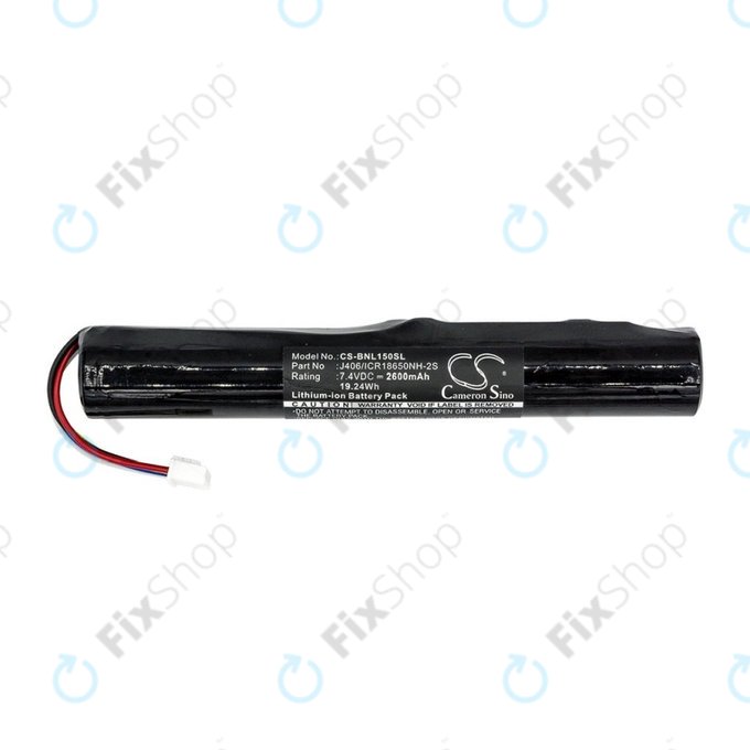 Μπαταρία για Bang & Olufsen Beolit 15, 17, Beoplay A2, 2600mAh, Li-Ion, 7.4V, J406/ICR18650NH-2S, HQ