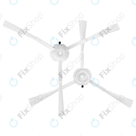 Πλαϊνή Βούρτσα (2τμχ) για Xiaomi Lydsto W2 | Λευκό | White