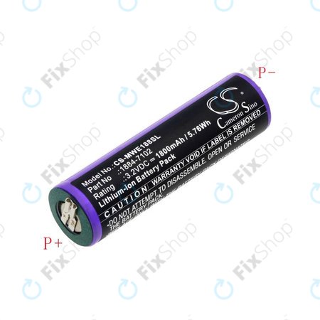 Μπαταρία για Moser Ermila 1884, 1885, Wahl 1884 LI+PRO, Wahl Ermila 1884, 1885, 1800mAh, LiFePO4, 3.2V, -, HQ