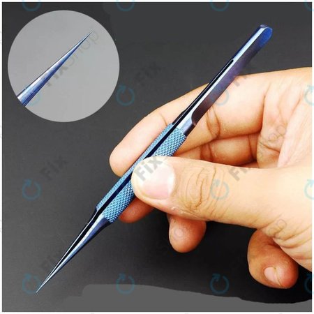 Λαβίδα από Κράμα Τιτανίου με Ευθεία Κεφαλή - 0.1mm για Ακριβές Άλμα Καλωδίου για 2UUL BlueT Straight Head