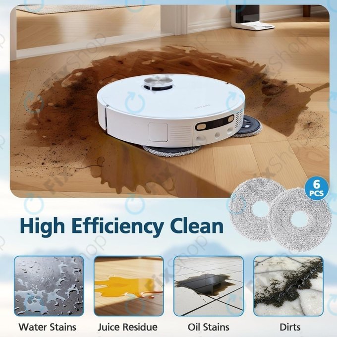 Πανί Σφουγγαρίστρας για Xiaomi Dreame X40 Ultra | L40 Ultra | L10s Ultra | Pro Gen2 | Mova E30 Ultra