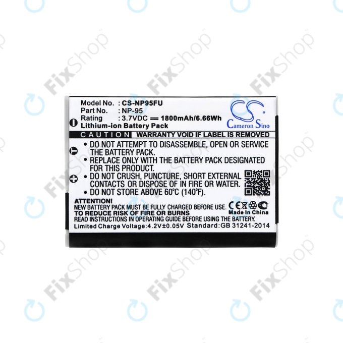 Μπαταρία για Fujifilm FinePix F30, Ricoh GXR, 1800mAh, Li-Ion, 3.7V, DB-90, HQ