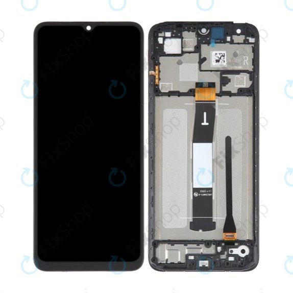 Συγκρότημα οθόνης για Xiaomi Redmi 12C, 22120RN86G, 22126RN91Y, Μαύρο, Black, Aftermarket