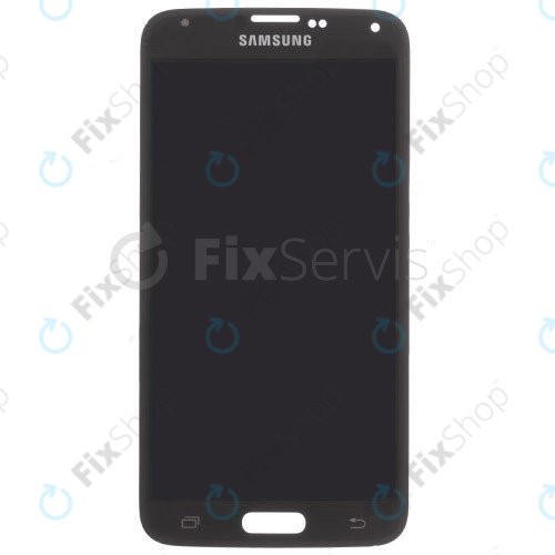 Οθόνη με οθόνη αφής για Samsung S5 Mini, G800F, GH97-16147A, Charcoal Black, Service Pack