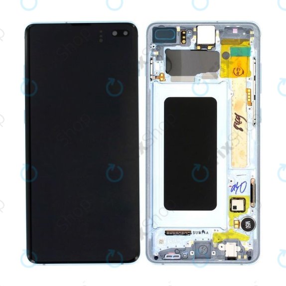 Συγκρότημα οθόνης για Samsung S10 Plus, G975F, GH82-18849C, GH82-18834C, Prism Blue, Service Pack