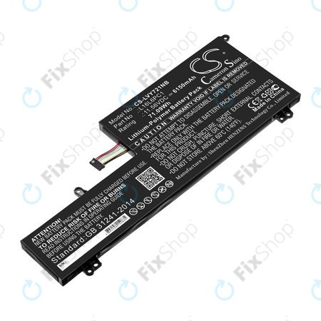 Μπαταρία για Lenovo Yoga 720-15, 6150mAh, Li-Pol, 11.56V, L16L6PC1, HQ