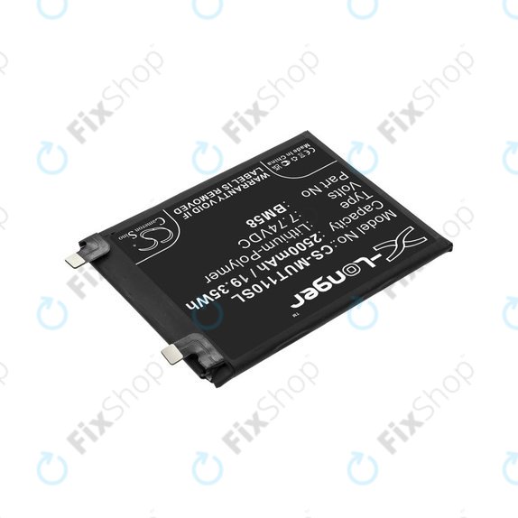 Μπαταρία για Xiaomi 11T Pro, 2500mAh, Li-Pol, 7.74 V, BM58, HQ