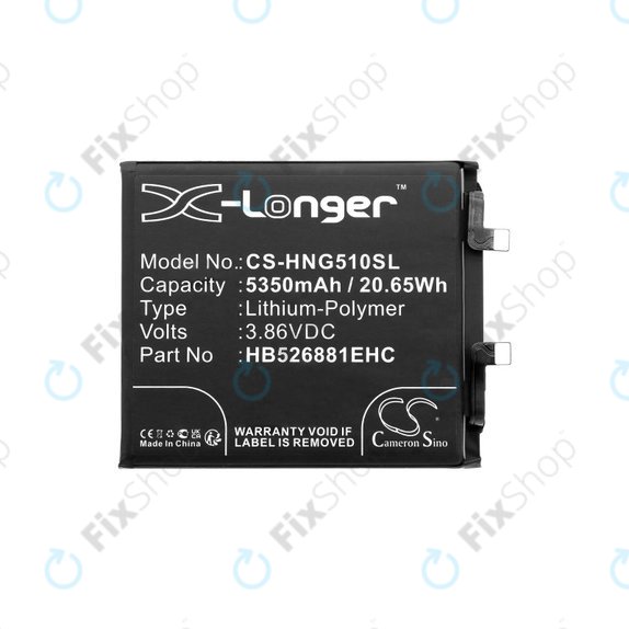 Μπαταρία για Honor Magic 5 Pro, 5350mAh, Li-Pol, 3.86V, HB526881EHC, HQ