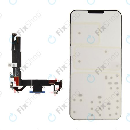 Επαφές Φόρτισης + Καλώδιο Flex για iPhone 16 | Blue | 923-11225 | Genuine Apple