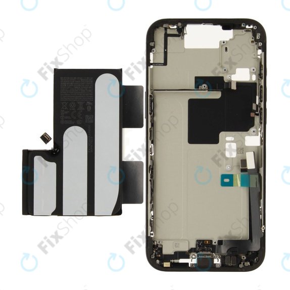 Μεσαίο πλαίσιο με μπαταρία για iPhone 16 Pro Max | Black Titanium | ZD076-00693 | Genuine Apple