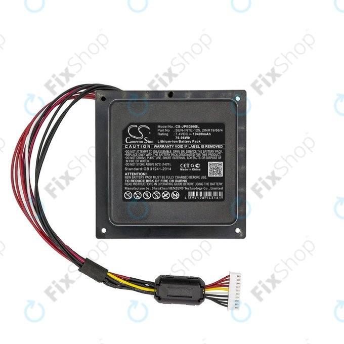 Μπαταρία για JBL PartyBox 300, 10400mAh, Li-Ion, 7.4V, SUN-INTE-125, HQ