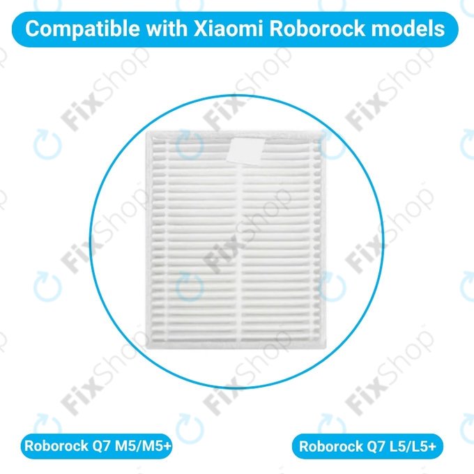 Φίλτρο σκόνης, 2 τεμ. για Xiaomi Roborock Q7 M5, Q7 M5+, Q7 L5, Q7 L5+