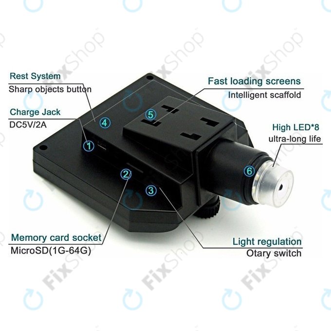 Φορητό Ψηφιακό Μικροσκόπιο / Κάμερα / Μεγεθυντικός Φακός Wi-Fi (1080p)