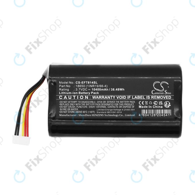 Μπαταρία για Eufy Cam 2 Pro, T8140r, 10400mAh, Li-Ion, 3.7V, 18650 (1INR19/66-4), HQ