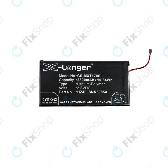 Μπαταρία για Motorola Moto Z2 Play XT1710-09, HZ40, 2800mAh, HQ