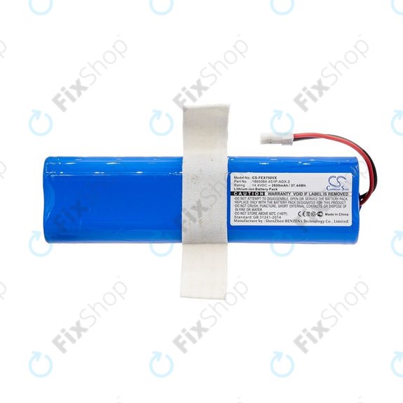 Μπαταρία για Zaco V3, V40, V5s Pro, V5x, Silvercrest SSWR A1, SSWR B1, SSR 3000 A1, 18650B4-4S1P-AGX-2, 14.4V, 2600mAh, HQ