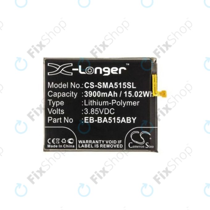 Μπαταρία για Samsung A51 A515F, EB-BA515ABY, EB-BA515ABE, 3900mAh, HQ