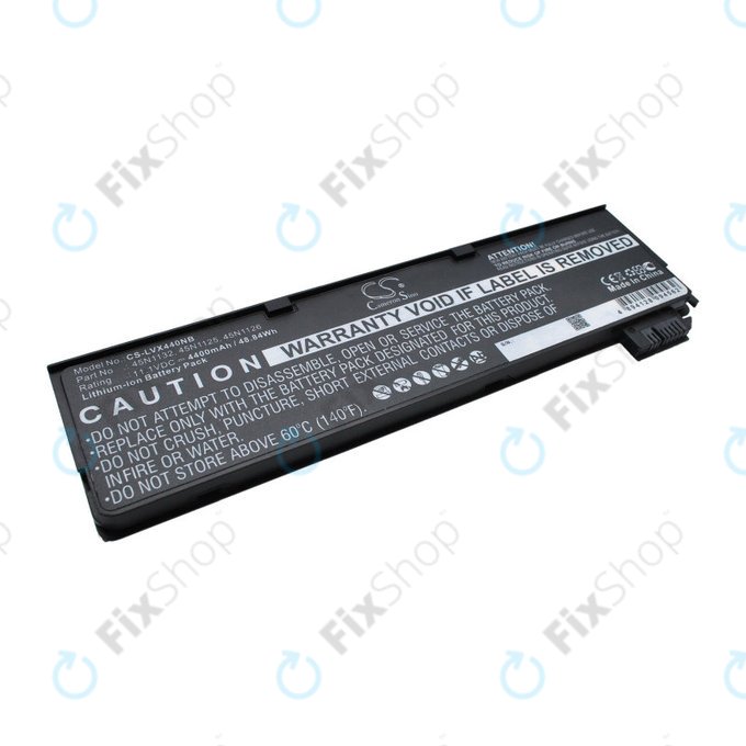 Μπαταρία για Lenovo ThinkPad X240, X250, X260, S440, T440, T550, T560, 4400mAh, Li-Ion, 11.1V, 45N1132, HQ