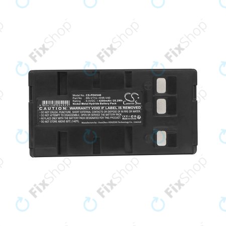 Μπαταρία για Blaupunkt, Grundig, JVC, Metz, Panasonic, Philips, Siemens, 4200mAh, Ni-MH, 6V, HHR-V40, HQ