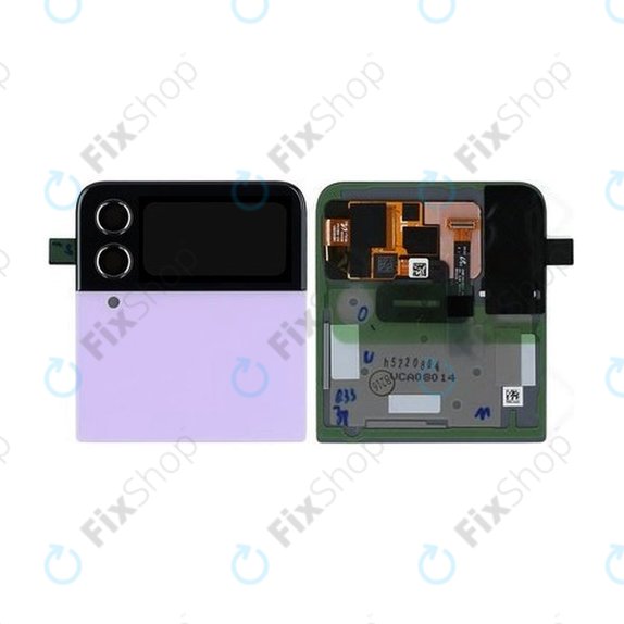 Συγκρότημα οθόνης για Samsung Z Flip 4, F721B, External Bora Purple, Service Pack