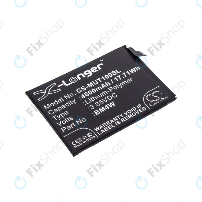 Μπαταρία για Xiaomi Mi 10T Lite 5G, 4600mAh, Li-Pol, 3.85 V, BM4W, HQ