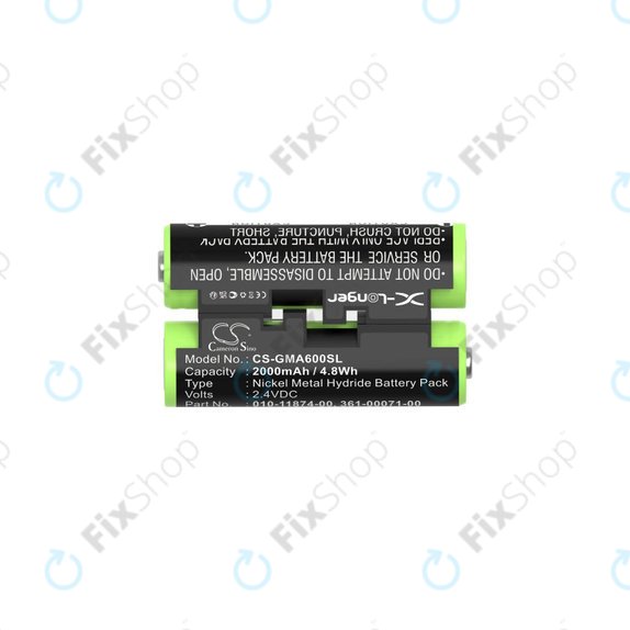 Μπαταρία για Garmin Oregon 600, 650, Astro 320, 430 Striker 4, 2000mAh, Ni-MH, 2.4V, 010-11874-00, HQ