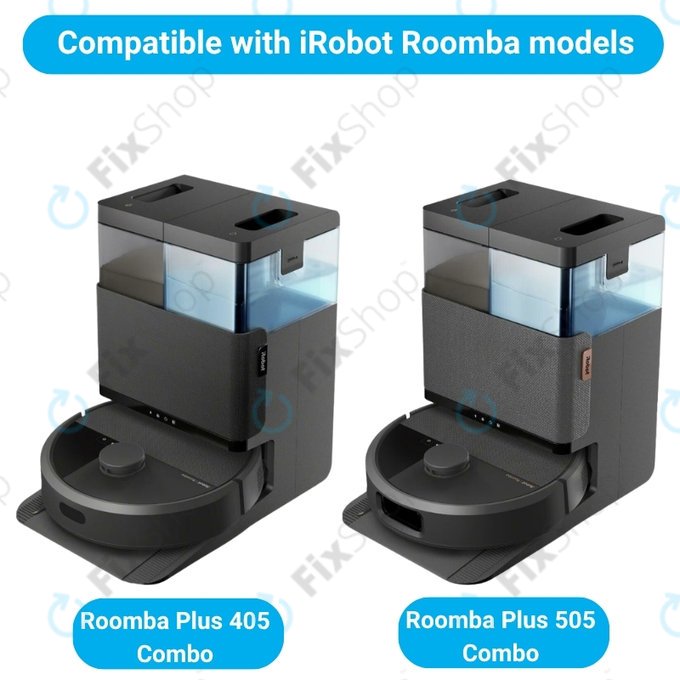 Σετ ανταλλακτικών για iRobot Roomba Plus 405 Combo, 505 Combo (2x Κύρια βούρτσα, 4x Φίλτρο, 4x Πλαϊνή Βούρτσα, 8x Πανί Σφουγγαρίστρας, 4x Σακούλα σκόνης)
