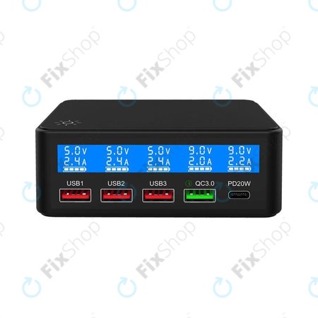 Σταθμός Φόρτισης USB με USB 3.0 & USB-C για FixPremium