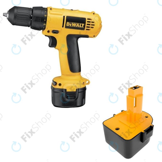 Μπαταρία για Dewalt DCD940B2, DCD910KX, 1500mAh, Ni-MH, 12V, DC9071, DE9074, HQ