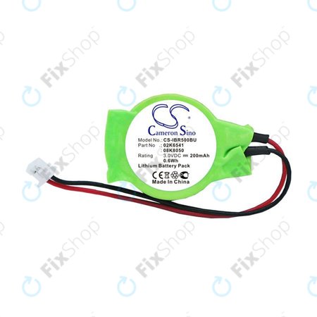 Εφεδρική μπαταρία για Lenovo Thinkpad, 200mAh, Lithium, 3V, 02K6541, HQ