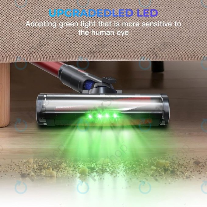 Κεφαλή Δαπέδου με Φως LED για Dyson V-series | Outsize