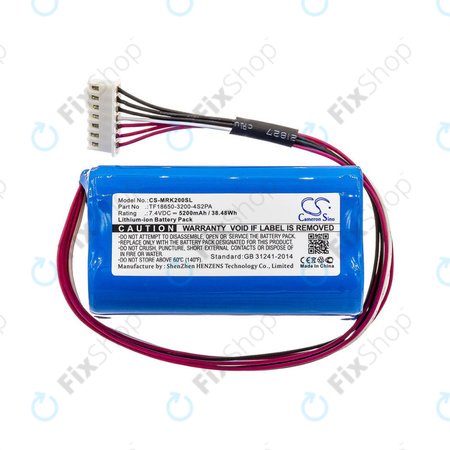Μπαταρία για Marshall Kilburn II, 5200mAh, Li-Ion, 7.4V, TF18650-3200-4S2PA, HQ