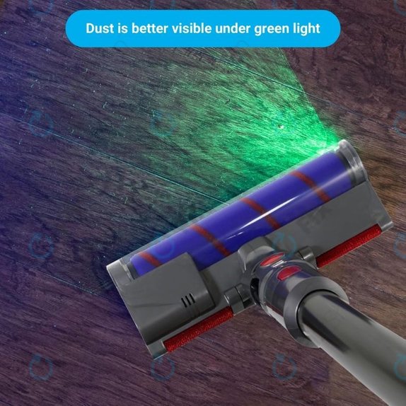 Κεφαλή Δαπέδου με Πράσινο Φως LED για Dyson V-series | Outsize | Πράσινο | Green Light