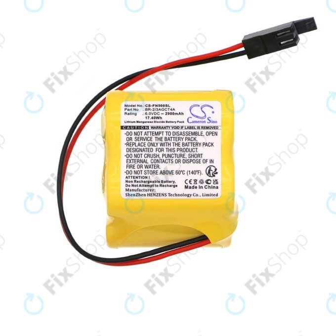 Μπαταρία για GE FANUC ALPHA iSV, BETA iSV, 2900mAh, Li-MnO2, 6V, A98L-0031-0025, HQ