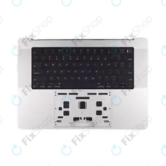 Άνω πλαίσιο πληκτρολογίου για MacBook Pro 14", A3112 (2024), με πληκτρολόγιο US και μπαταρία, Silver, 661-42513, Genuine Apple