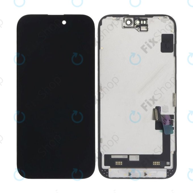 Οθόνη Soft OLED για iPhone 15 - Τζάμι αφής + Πλαίσιο, DIAGNOSTIC